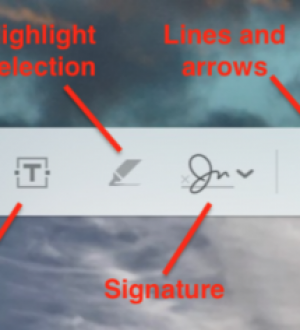 Как включить инструменты аннотации разметки в macOS