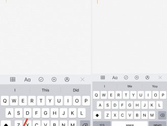 Как включить набор одной рукой на стандартной клавиатуре iPhone
