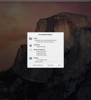 Как включить OS X Accessibility, мгновенно! |