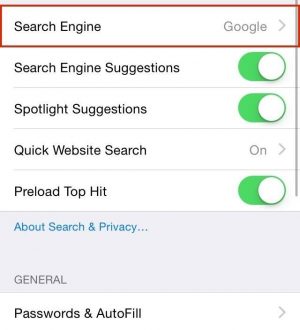 Как заблокировать Google от отслеживания поисков вашего iPhone в iOS 8