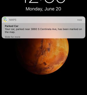 Карты для iPhone автоматически сохраняют место для парковки в iOS 10