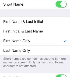 Кто это? Как отобразить полные имена контактов в приложении сообщений iOS 7