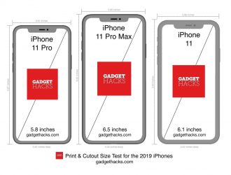 Печатные вырезы для iPhone 11, 11 Pro и 11 Pro Max — узнайте, какой размер подходит именно вам