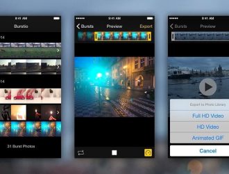 Превратите серийные фотографии в видео, анимированные GIF-файлы