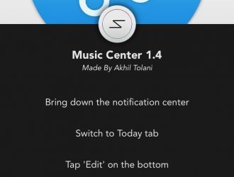 Просматривайте и воспроизводите всю свою музыкальную библиотеку прямо из Центра уведомлений