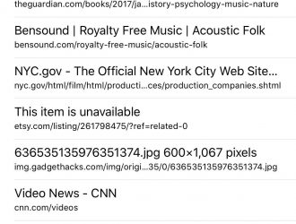 Safari 101: как очистить список недавно закрытых вкладок