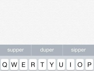 Самый простой способ использовать слова на клавиатуре iPhone