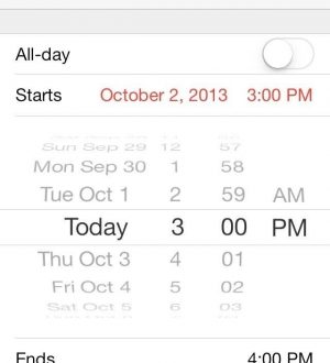 Совет: Календарь iOS 7