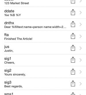 TextExpander приносит готовые ответы и макросы для iOS 8