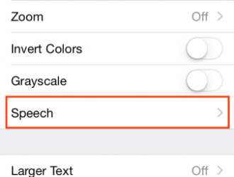 Как активировать текст в речь на iPhone iOS 8