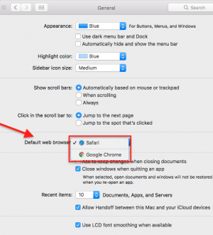 Как изменить браузер по умолчанию в Mac OS X
