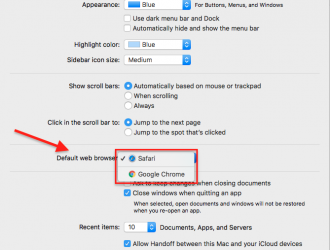 Как изменить браузер по умолчанию в Mac OS X