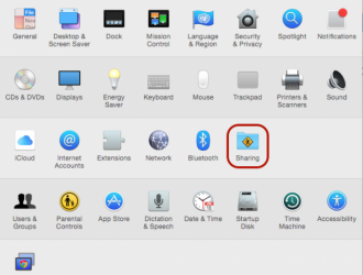 Как настроить общий доступ к Интернету на Mac