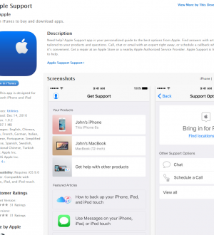Приложение поддержки Apple теперь доступно в App Store для США