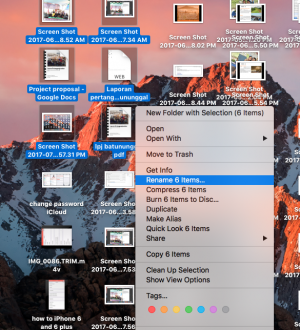 Как переименовать несколько файлов на мак