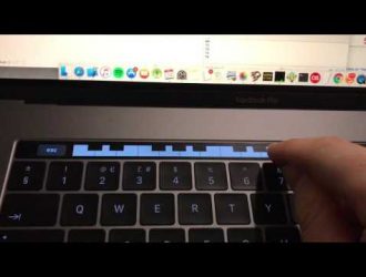Touch Bar Piano: приложение, позволяющее играть на пианино на MacBook Pro Touch Bar