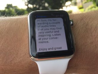 Как изменить размер текста на Apple Watch