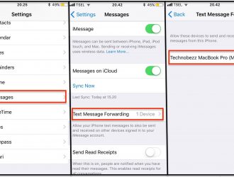 Как отправлять и получать текстовые сообщения на Mac