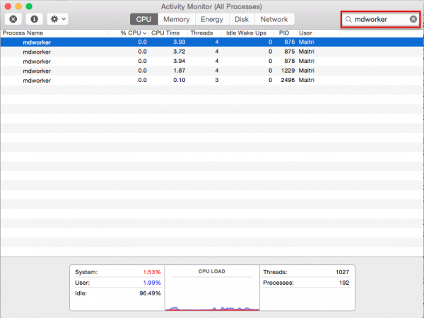 Как исправить проблему индексирования Spotlight Forever в Mac OS X