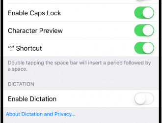 Как отключить ввод текста в iOS
