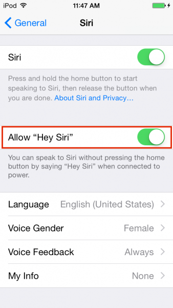 Как получить доступ к Siri без кнопки «Домой» на iPhone / iPad