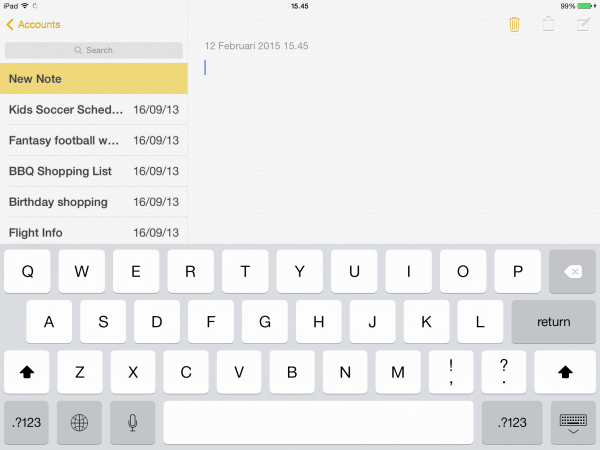 Как разделить клавиатуру на iPad для лучшего набора текста
