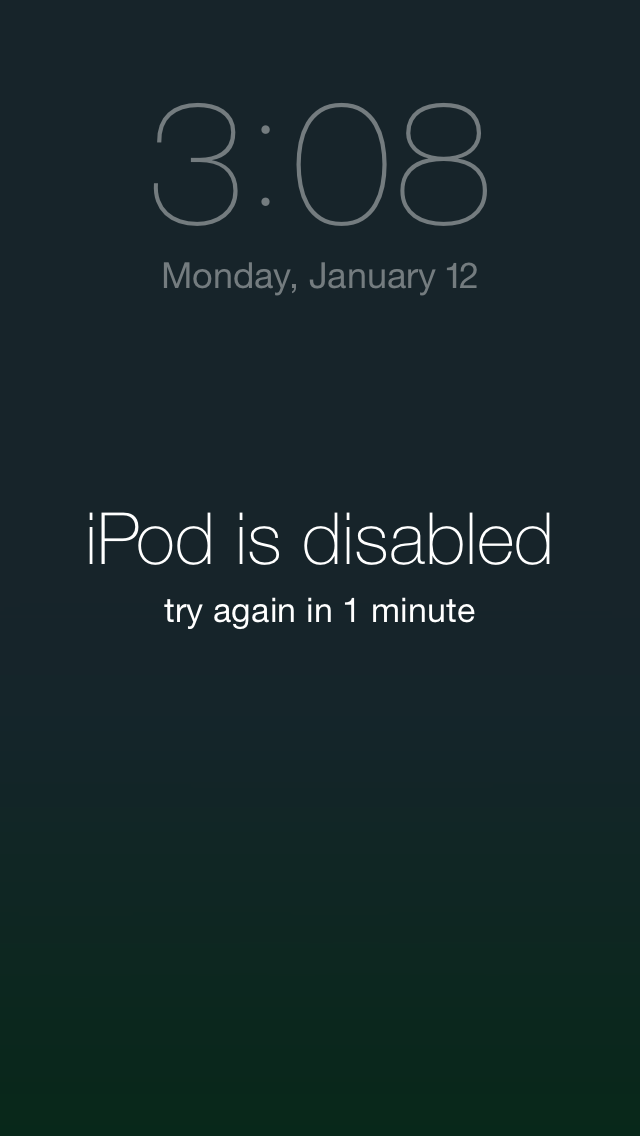 Как быстро починить отключенный iPhone, iPad и iPod Touch