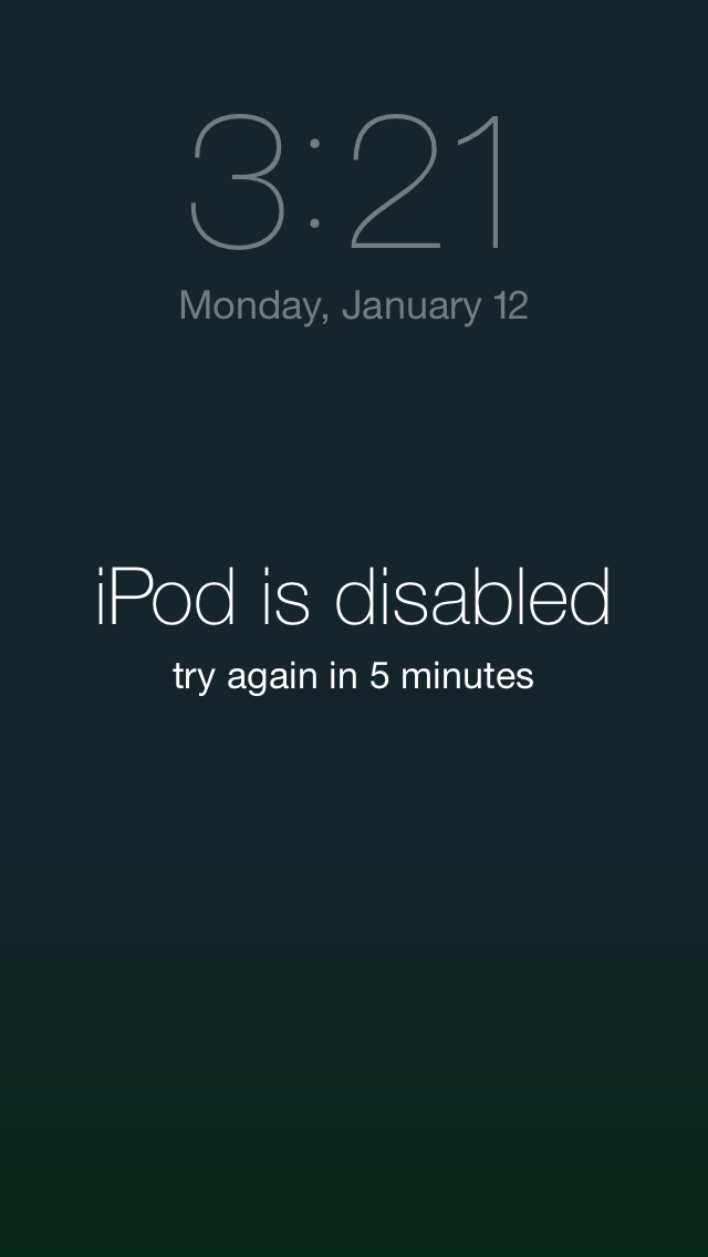 Как быстро починить отключенный iPhone, iPad и iPod Touch