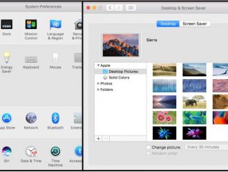 Как поменять обои на Mac