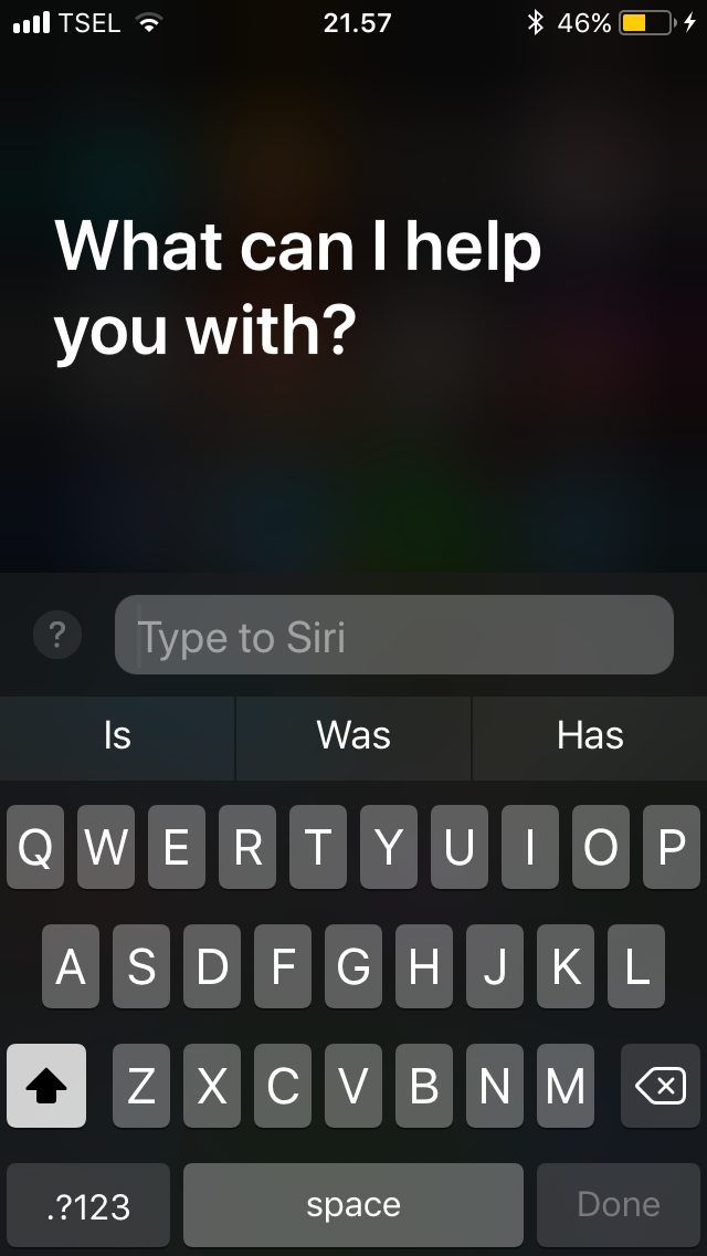 как включить тип для Siri в iOS 11