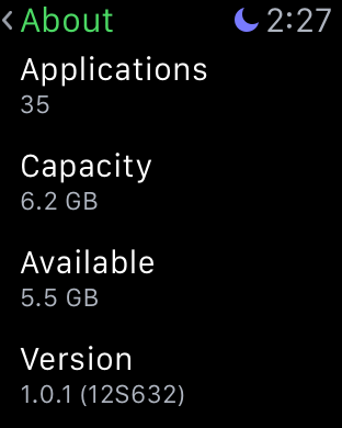 Как обновить Apple Watch OS 1.0.1