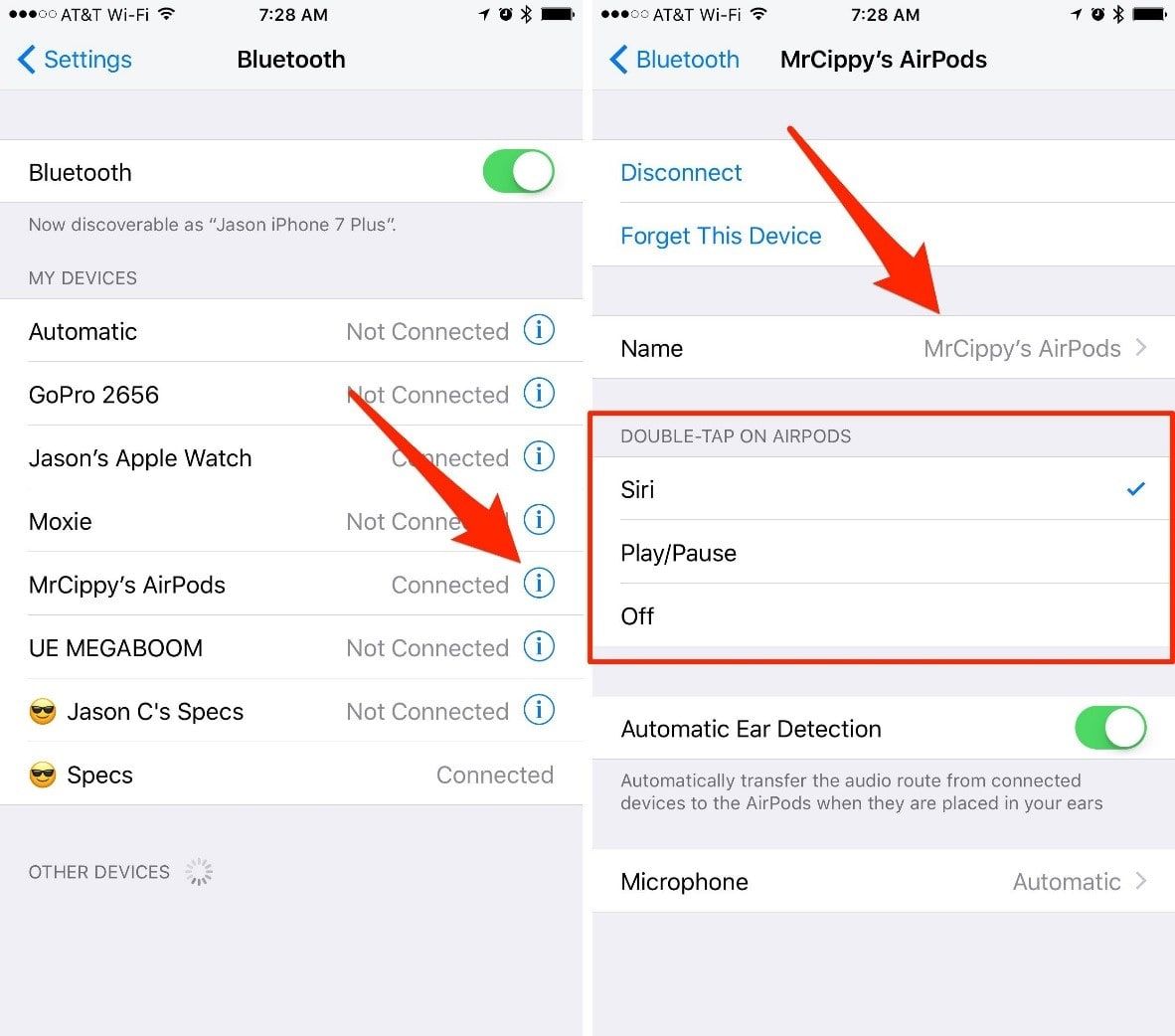 Трюки с Apple AirPods