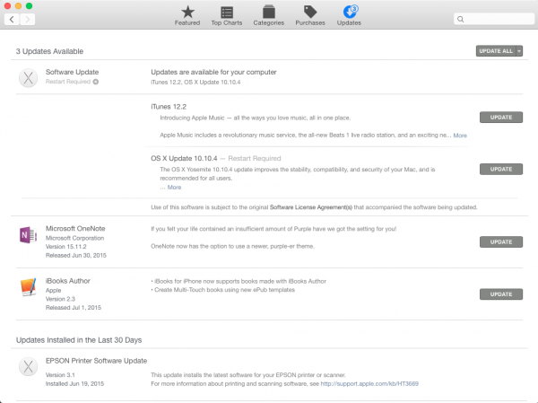 Как безопасно обновить Mac до OS X 10.10.4