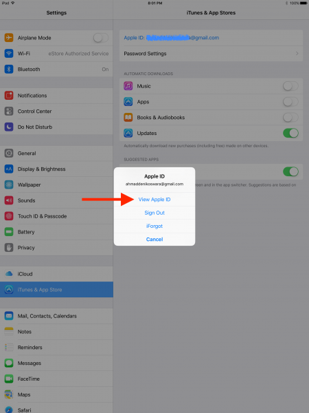 Как изменить местоположение магазина ITunes (для пользователей iPad)