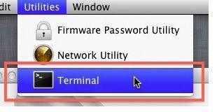 Восстановление файлов с помощью терминала на Macintosh