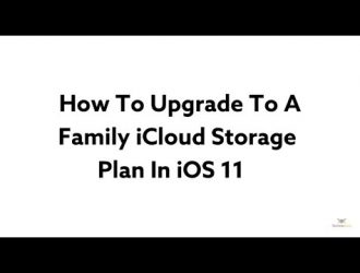 Как перейти на семейный план хранения iCloud в iOS 11