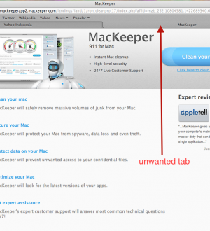 Как исправить раздражающие вкладки Mackeeper и всплывающую рекламу на Safari Mac