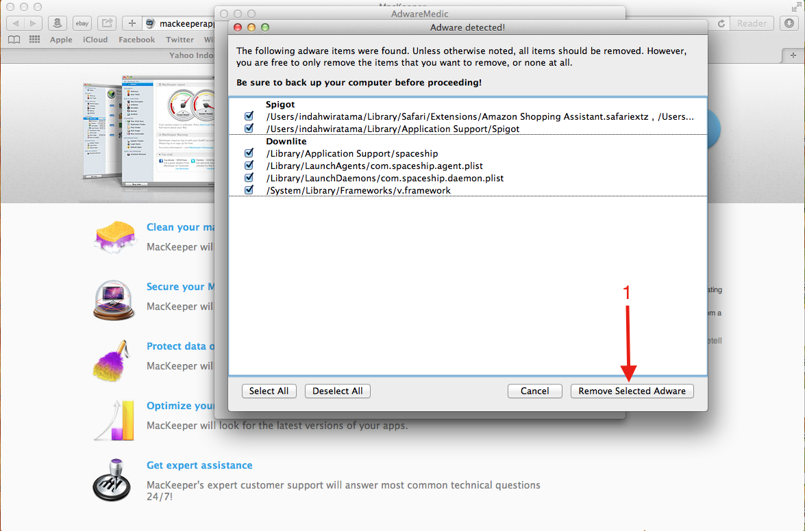 Как исправить раздражающие вкладки Mackeeper и всплывающую рекламу на Safari Mac